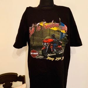 [ harley-davidson ] “ride to freedom” t-shirt NWOT